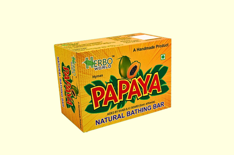 Herbo World’s Papaya Handmade Soap, a luxurious bathing experience that nourishes and revitalizes your skin. Crafted with care and infused with the natural goodness of ripe papayas, our artisanal soap is designed to cleanse, moisturize, and rejuvenate your skin, leaving you feeling fresh, soft, and radiant.