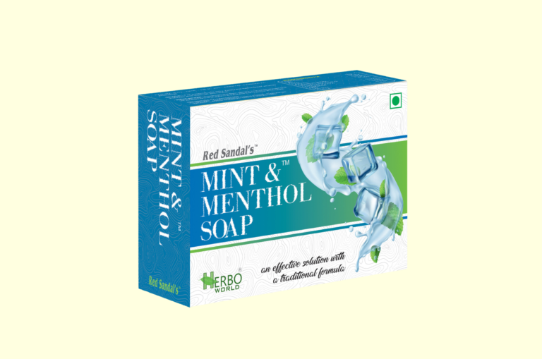 HerboWorld’s Mint & Menthol Handmade Soap is meticulously formulated to cleanse, refresh, and energize your skin with every wash. The invigorating scent of mint awakens your senses, while the cooling sensation of menthol leaves your skin feeling refreshed and tingling with vitality.
